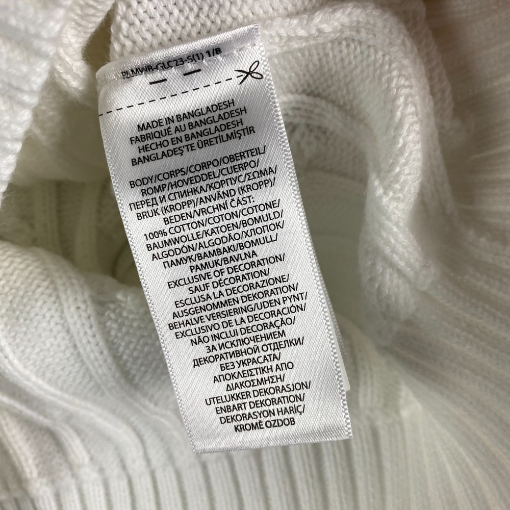 Polo Ralph Lauren Womens Cable Knit Long Sleeve Sweater White Small Preppy pony - Picture 9 of 16